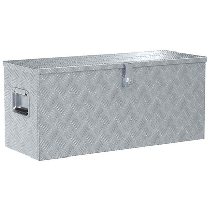 Aluminium Box 90.5x35x40 cm Silver