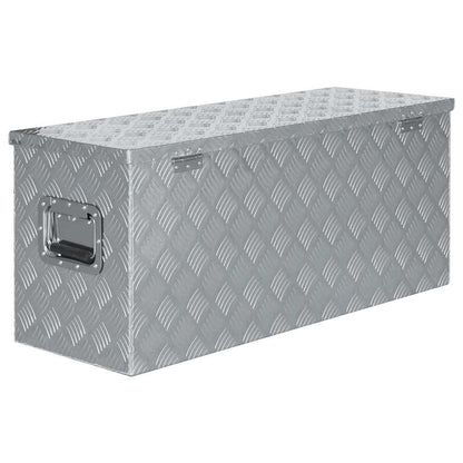 Aluminium Box 90.5x35x40 cm Silver