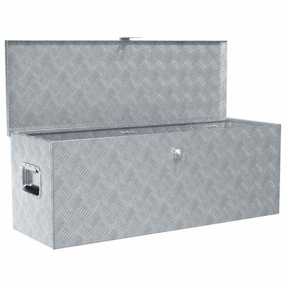 Aluminium Box 110.5x38.5x40 cm Silver