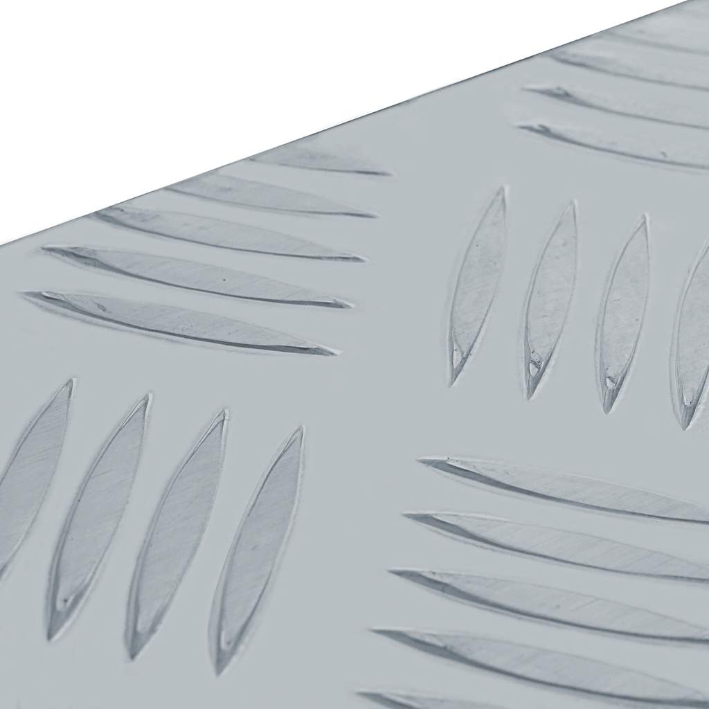 142941 vidaXL Aluminium Box 110,5x38,5x40 cm Silver