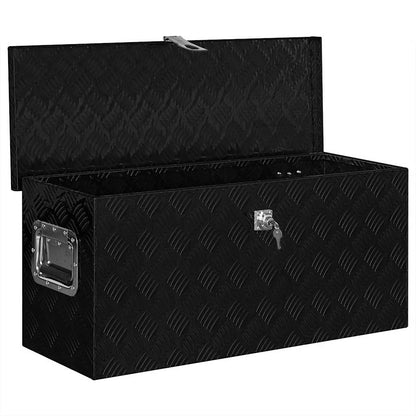 Aluminium Box 70x24x42 cm Trapezoid Silver