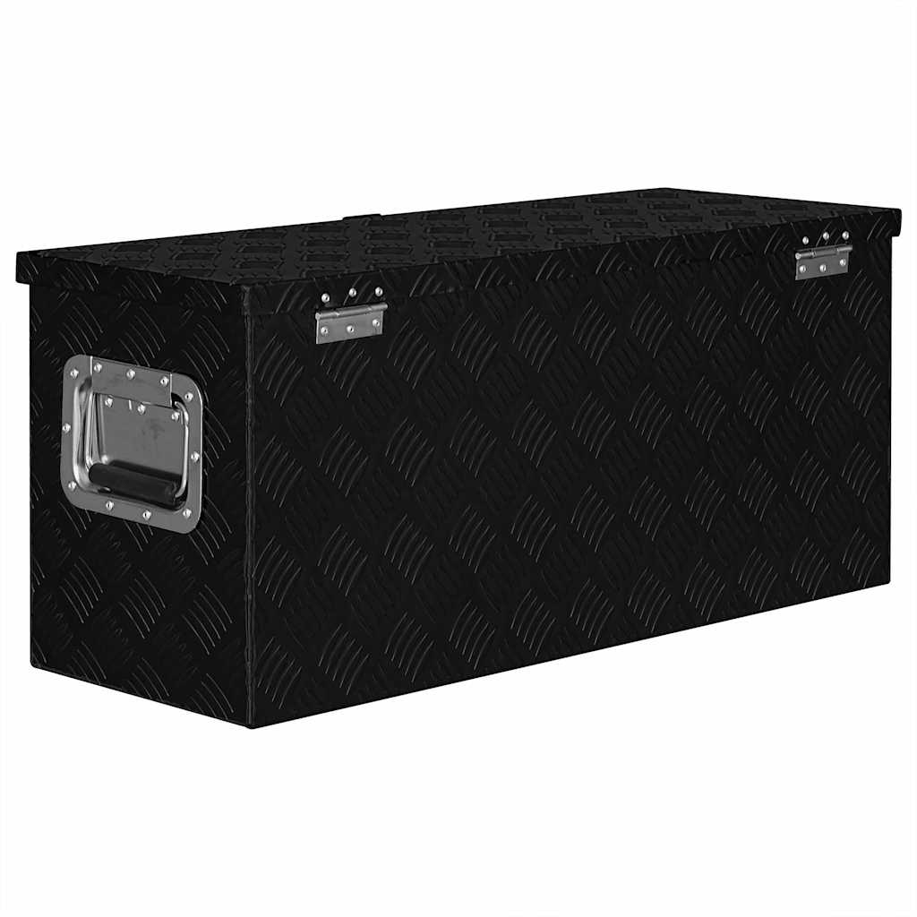 Aluminium Box 70x24x42 cm Trapezoid Silver