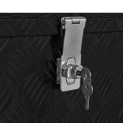 Aluminium Box 70x24x42 cm Trapezoid Silver