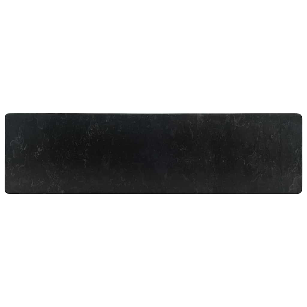 Sink 45x30x12 cm Marble High Gloss Black
