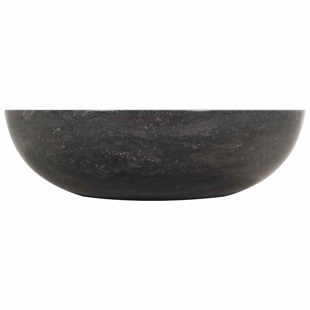 142774 vidaXL Sink 40x12 cm Marble Black