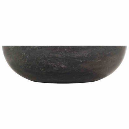 142774 vidaXL Sink 40x12 cm Marble Black