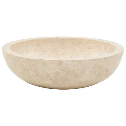 142775 vidaXL Sink 40x12 cm Marble Cream