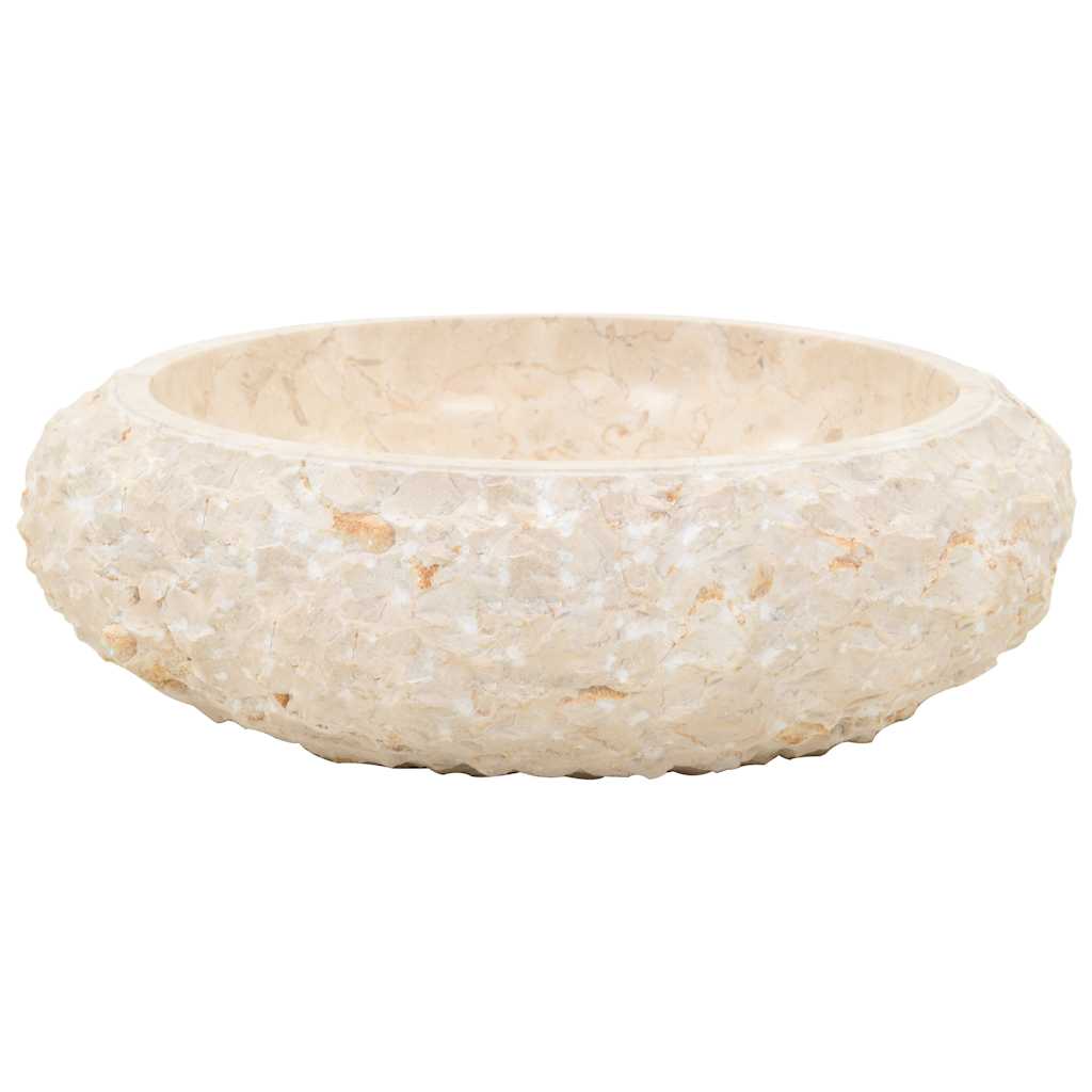 Sink 40x12 cm Marble Cream