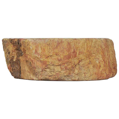 142778 vidaXL Sink 45x35x15 cm Fossil Stone Cream