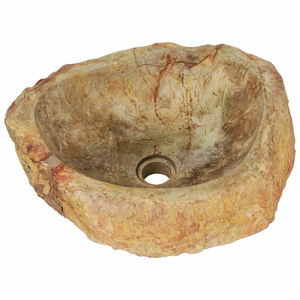 142778 vidaXL Sink 45x35x15 cm Fossil Stone Cream