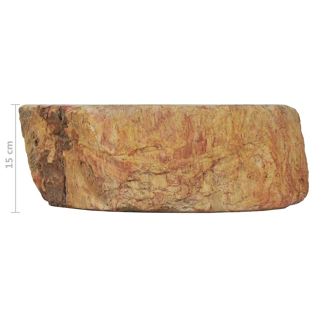 Sink 45x35x15 cm Fossil Stone Cream