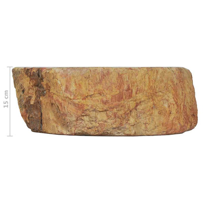Sink 45x35x15 cm Fossil Stone Cream