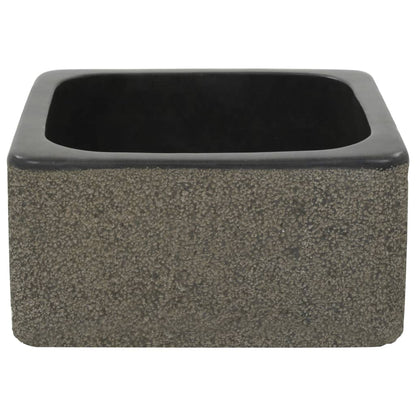 Sink 30x30x15 cm Riverstone Black