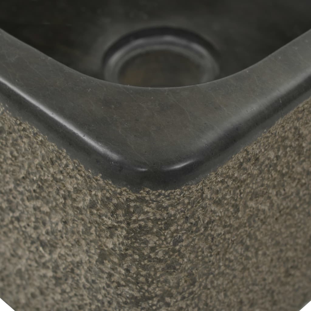 Sink 30x30x15 cm Riverstone Black