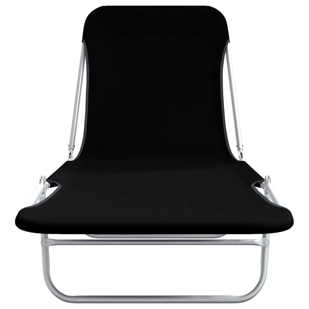 Sunlounger | Set of 2 | Black