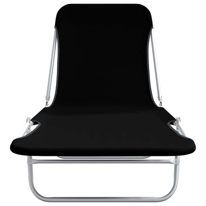 Sunlounger | Set of 2 | Black