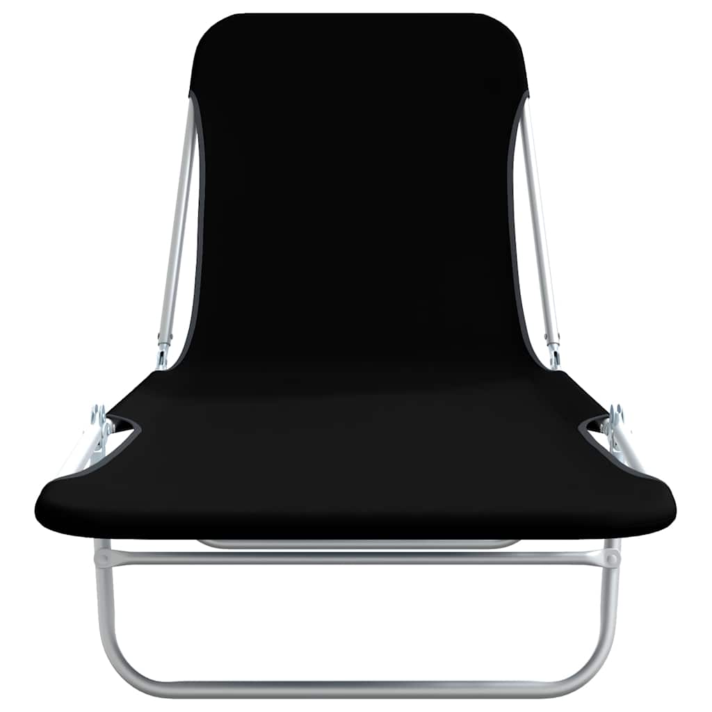 Sunlounger | Set of 2 | Black