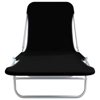 Sunlounger | Set of 2 | Black