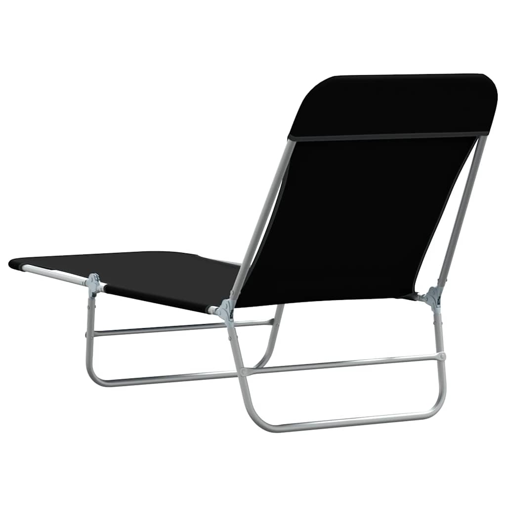 Sunlounger | Set of 2 | Black