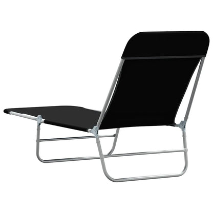 Sunlounger | Set of 2 | Black