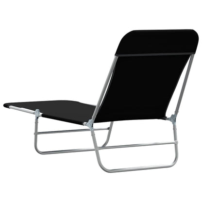 Sunlounger | Set of 2 | Black