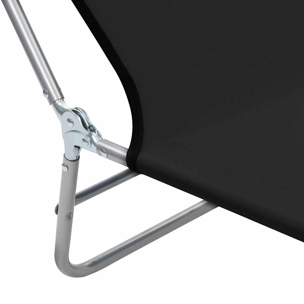 Sunlounger | Set of 2 | Black