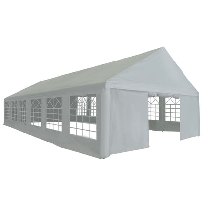 Party Tent PE 6x12 m Grey