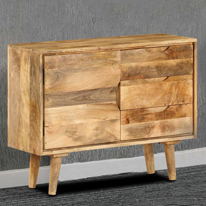 Sideboard Solid Mango Wood 90x30x69 cm