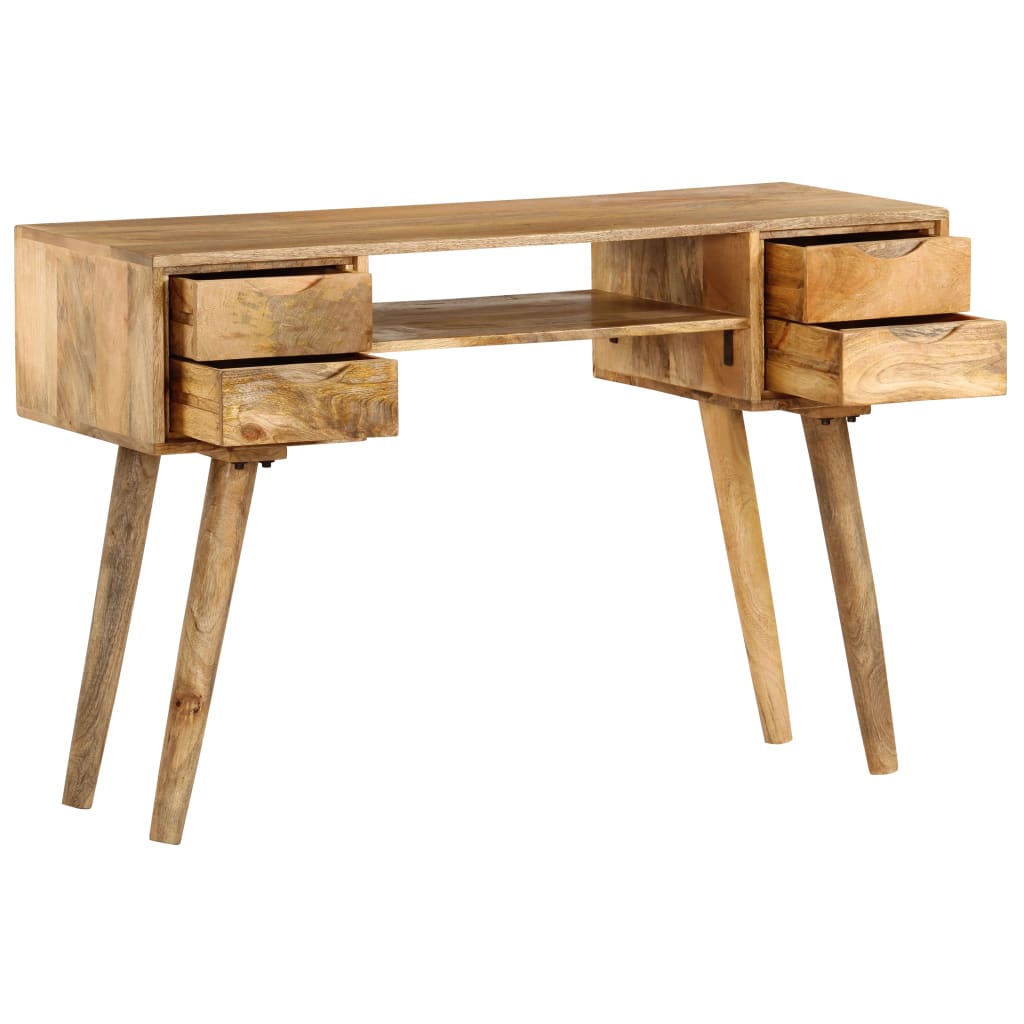 Writing Desk Solid Mango Wood 115x47x76 cm