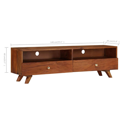 246675 vidaXL TV Cabinet Solid Reclaimed Wood 140x30x40 cm
