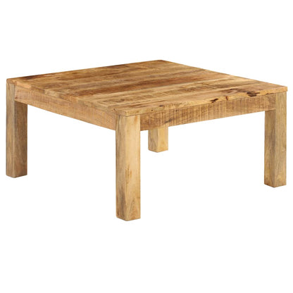 246701 vidaXL Coffee Table 80x80x40 cm Solid Mango Wood