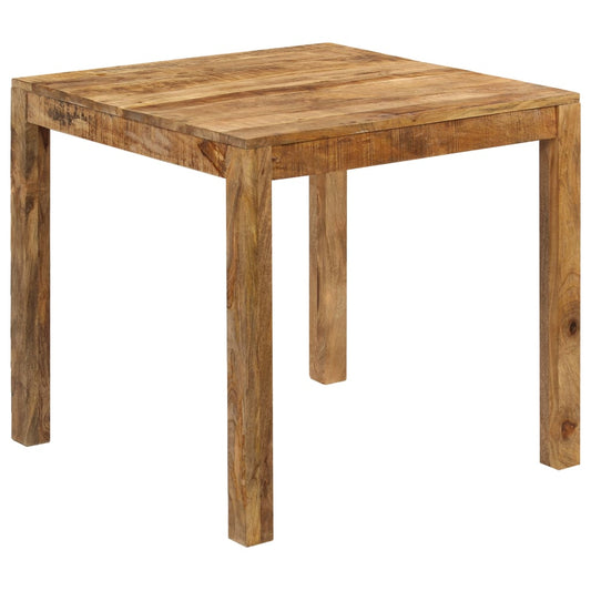 Dining Table | Brown | Solid rough mango wood | Medium | Durable