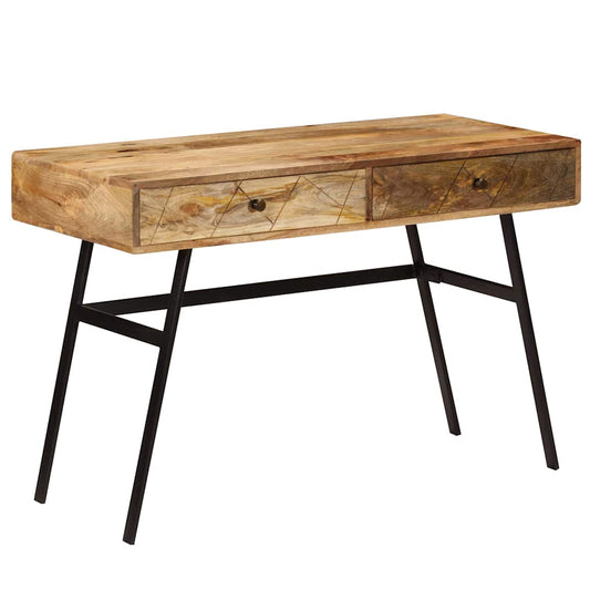 246718 vidaXL Writing desk with Drawers Solid Mango Wood 110x50x76 cm