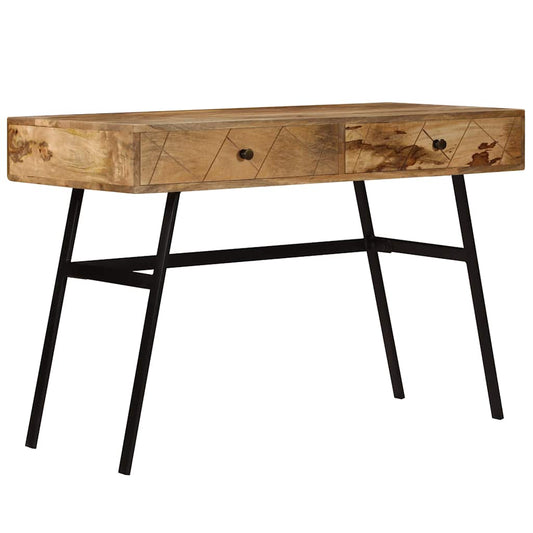 246718 vidaXL Writing desk with Drawers Solid Mango Wood 110x50x76 cm