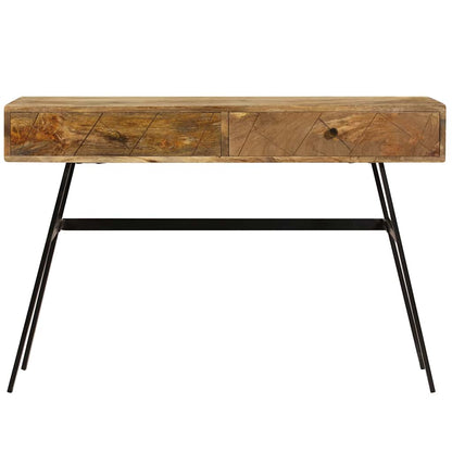 246718 vidaXL Writing desk with Drawers Solid Mango Wood 110x50x76 cm