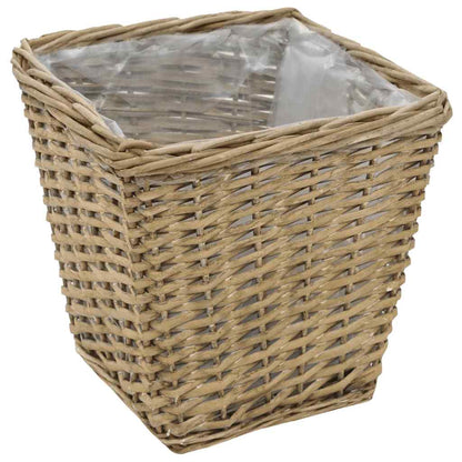 Raised Bed 3 pcs Wicker with PE Lining