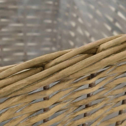 Raised Bed 3 pcs Wicker with PE Lining