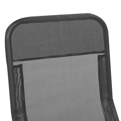 44340 vidaXL Folding Sun Loungers 2 pcs Textilene Anthracite
