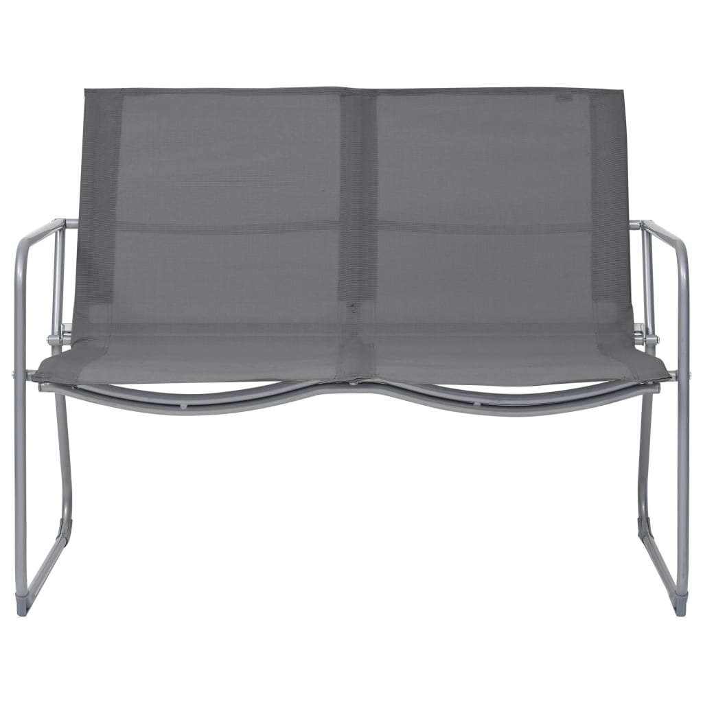 Garden Set | Grey | Textilene fabric, Steel, Glass | Standard |  Durable
