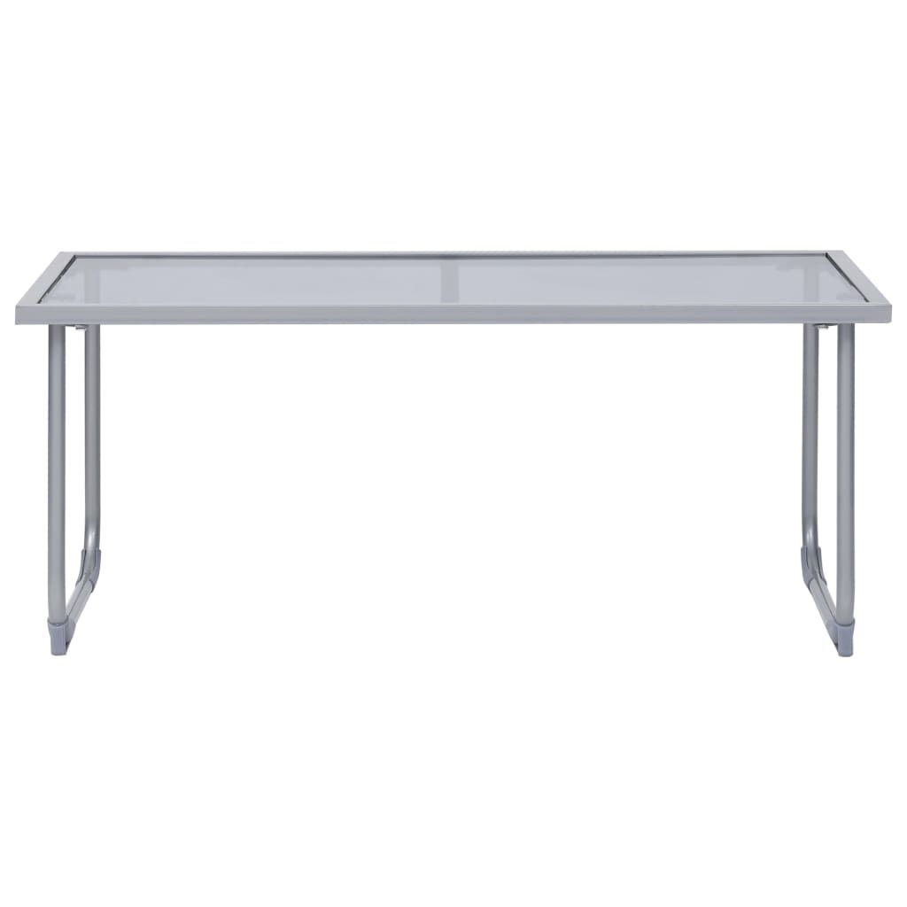 Garden Set | Grey | Textilene fabric, Steel, Glass | Standard |  Durable