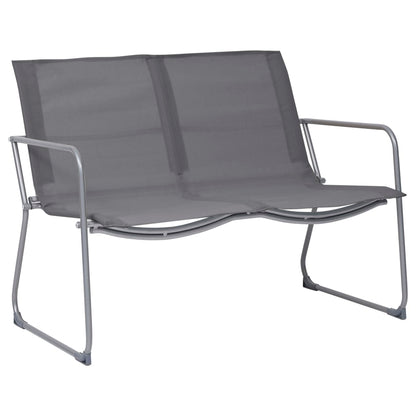 Garden Set | Grey | Textilene fabric, Steel, Glass | Standard |  Durable