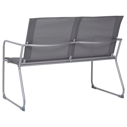 Garden Set | Grey | Textilene fabric, Steel, Glass | Standard |  Durable