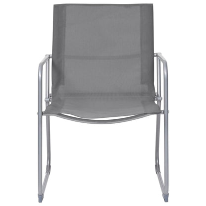 Garden Set | Grey | Textilene fabric, Steel, Glass | Standard |  Durable
