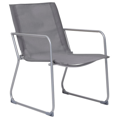 Garden Set | Grey | Textilene fabric, Steel, Glass | Standard |  Durable