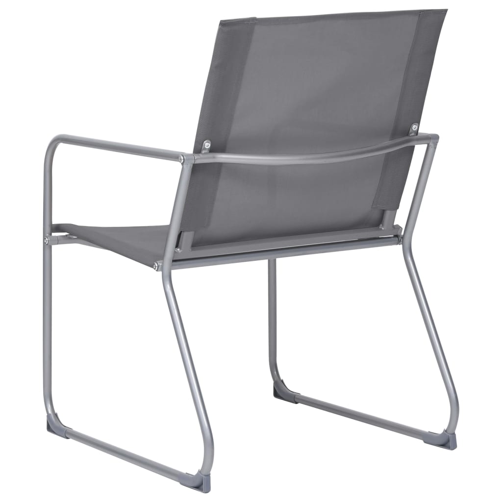 Garden Set | Grey | Textilene fabric, Steel, Glass | Standard |  Durable