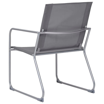 Garden Set | Grey | Textilene fabric, Steel, Glass | Standard |  Durable