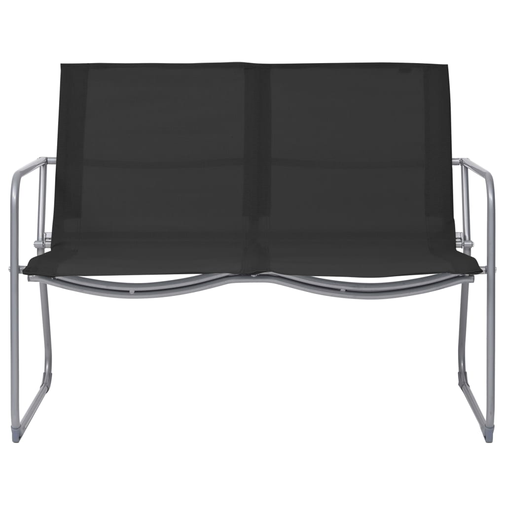 Garden Set | Black | Textilene fabric and steel | Medium | Durable