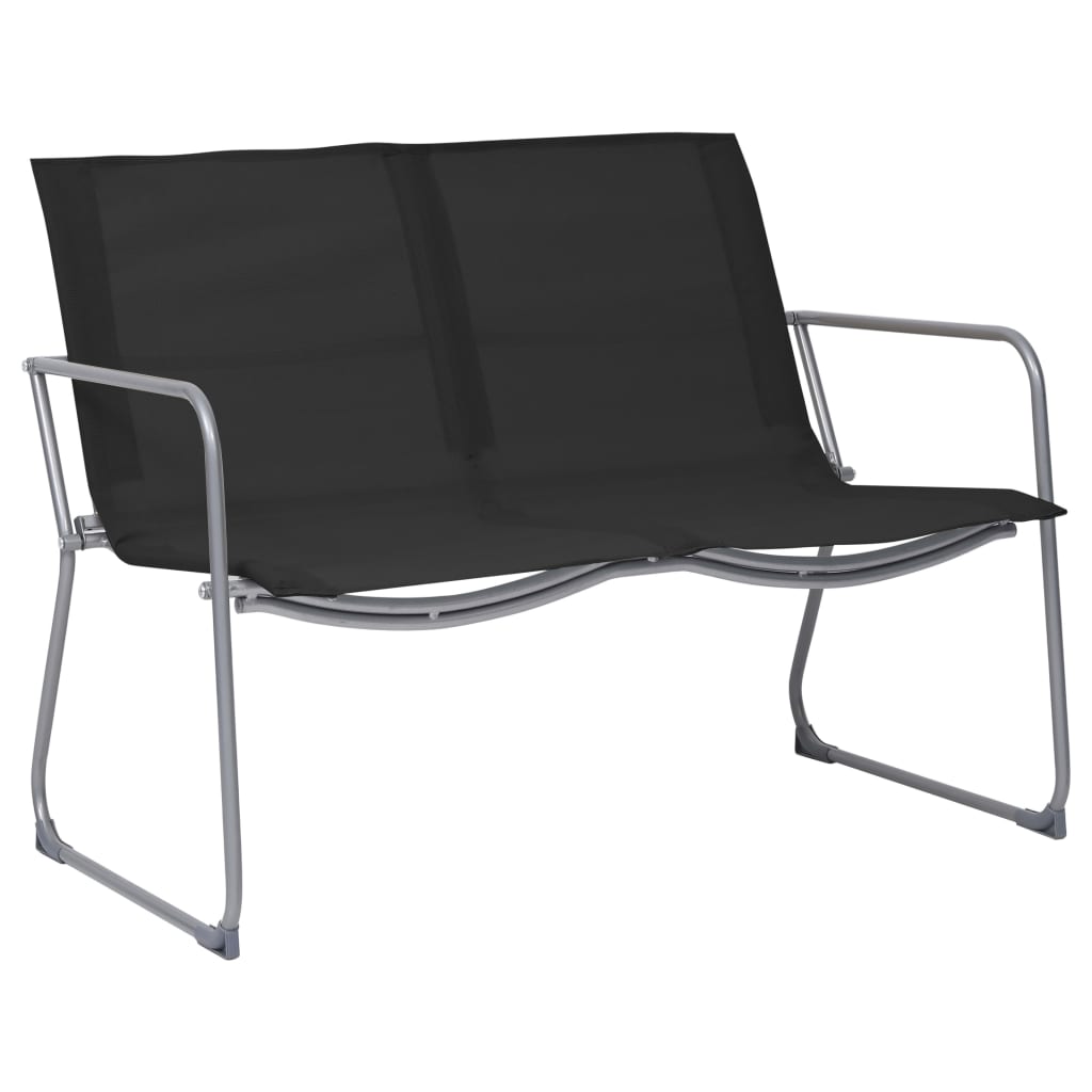 Garden Set | Black | Textilene fabric and steel | Medium | Durable