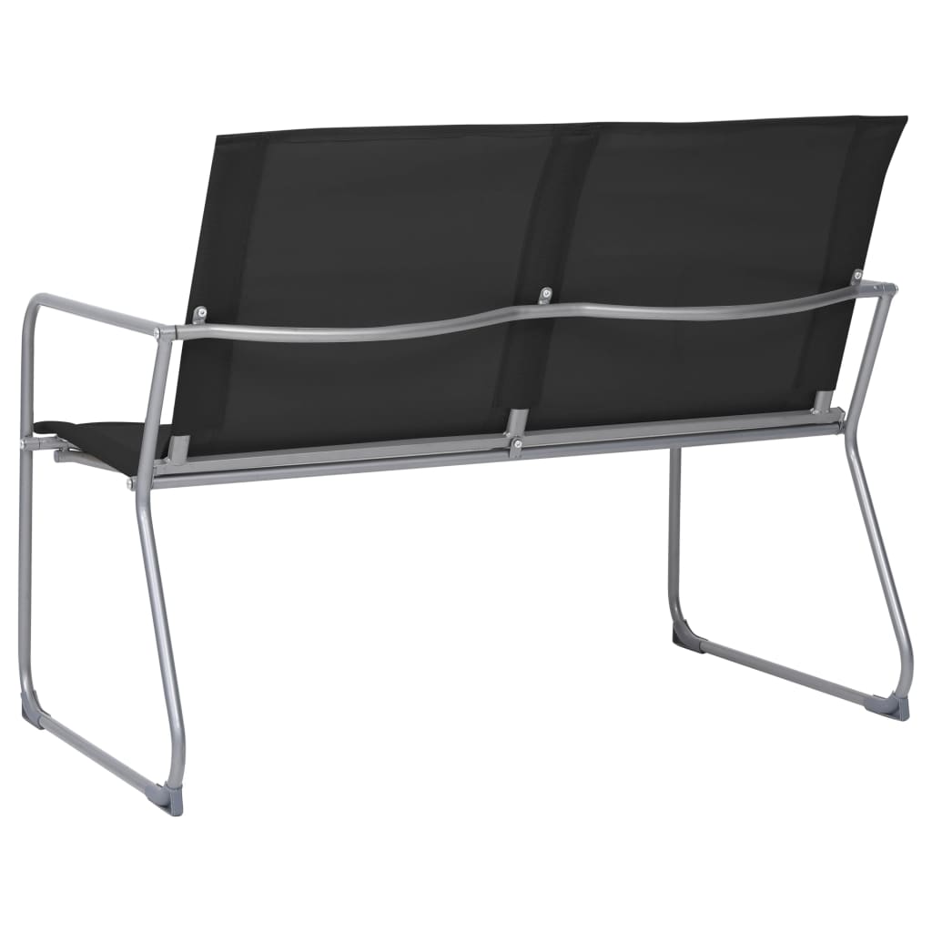 Garden Set | Black | Textilene fabric and steel | Medium | Durable