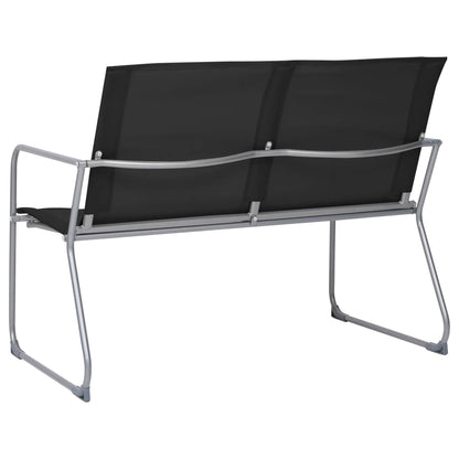 Garden Set | Black | Textilene fabric and steel | Medium | Durable
